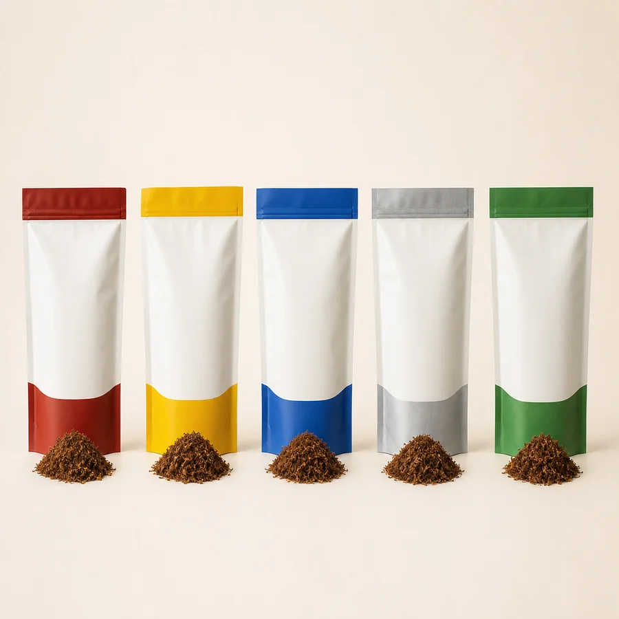 Golden Harvest tobacco flavor lineup display