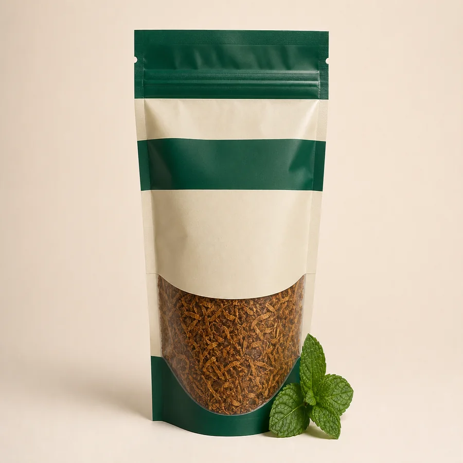 Golden Harvest Green menthol mint tobacco pouch